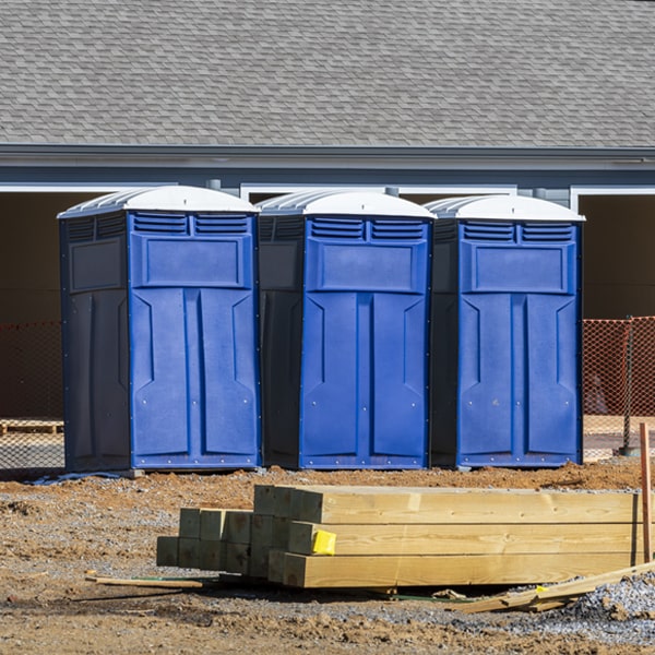 are there any restrictions on where i can place the porta potties during my rental period in Mount Bethel Pennsylvania